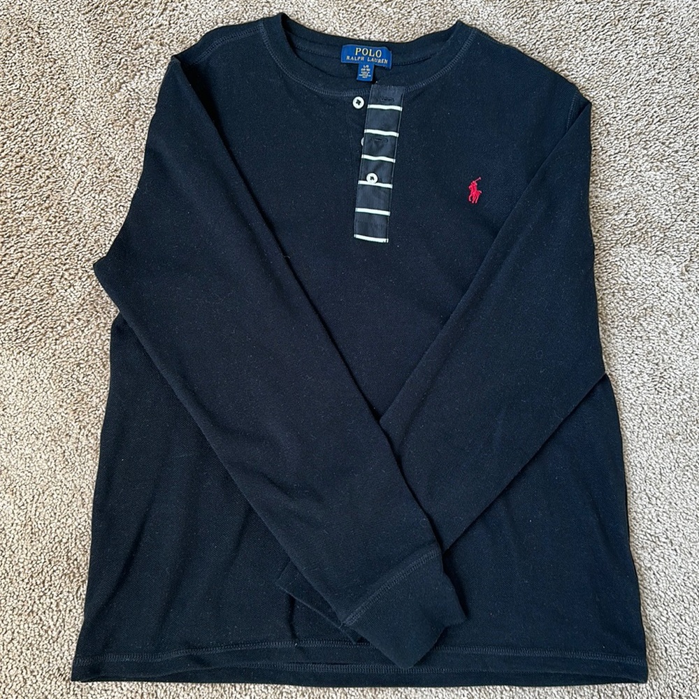 Polo by Ralph Lauren 3/4 button shirt 🐎 🖤